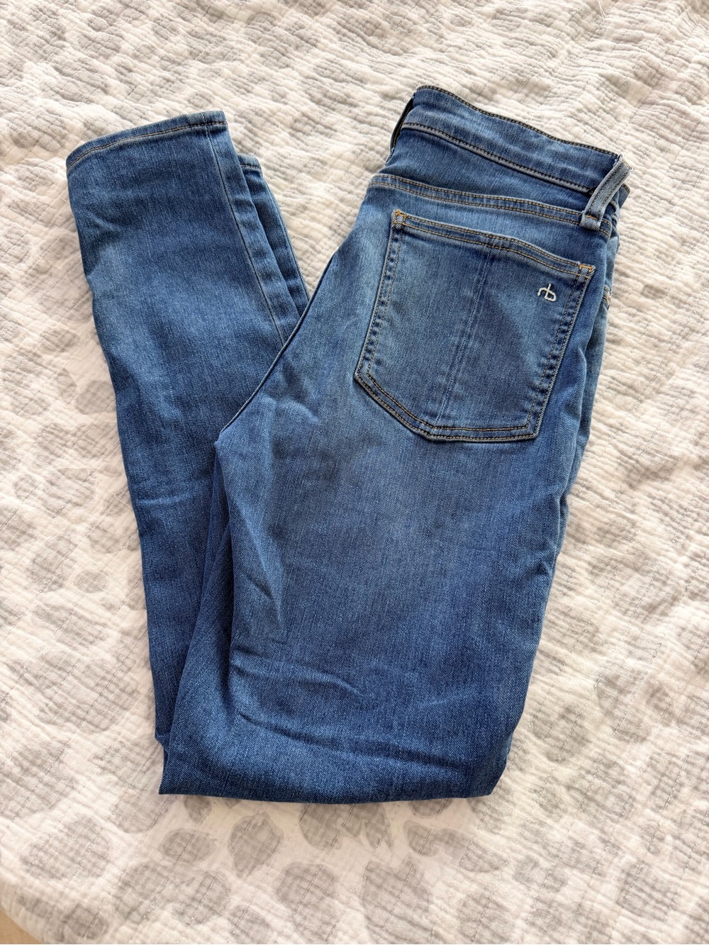 rag & bone Women's Medium Blue Skinny Jeans